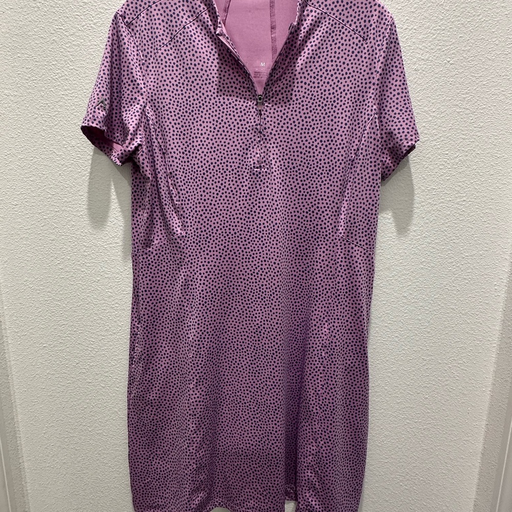 Antigua Polka Dot Zip Dress